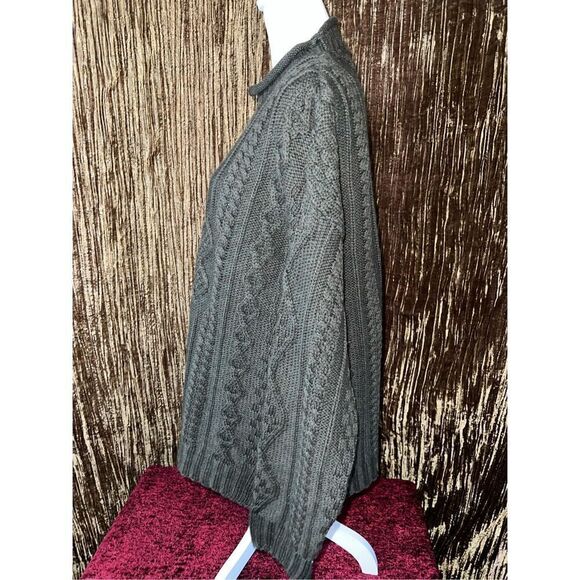 Men’s Irish Merino Wool Fisherman’s Sweater 2X - Picture 3 of 8
